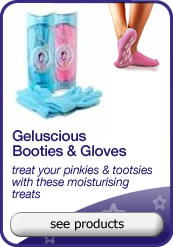 Geluscious booties and Geluscious Gloves